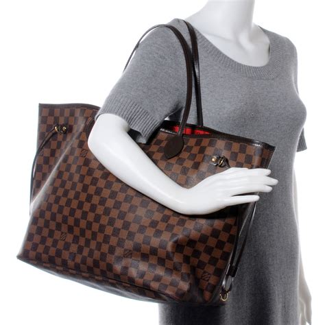 louis vuitton neverfull gm damier ebene tote bag|louis vuitton damier ebene original.